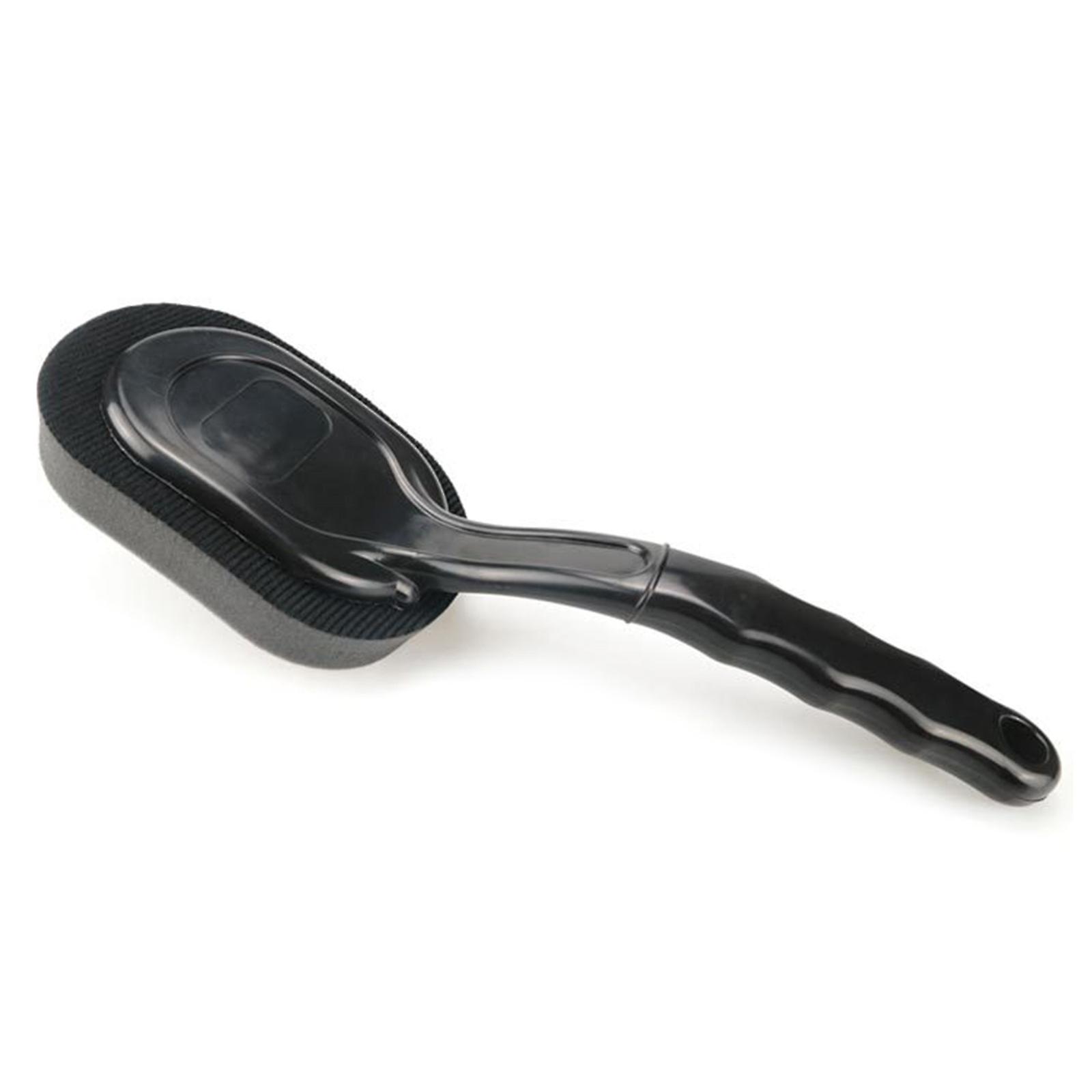 Tire Shine Applicator Black with Curved Handle