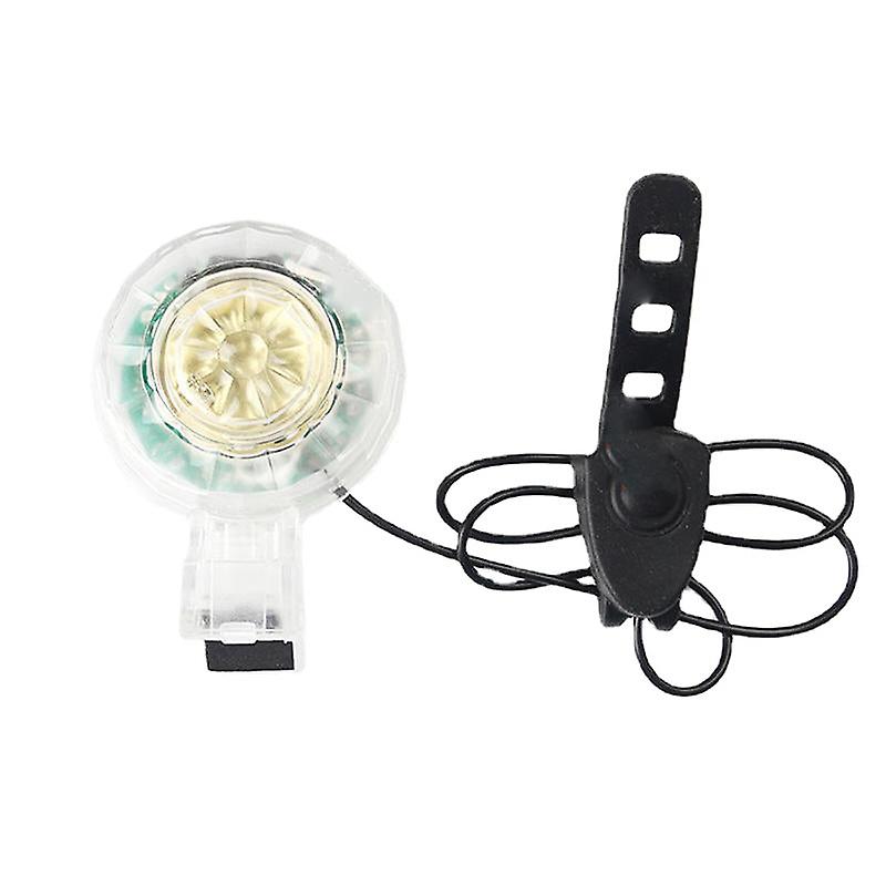 2 In 1 120db Bike Bell Led Warning Light For Electric Scooter E-bike 5 Modes Usb Charging Waterproof Low Noise Bike Alarm