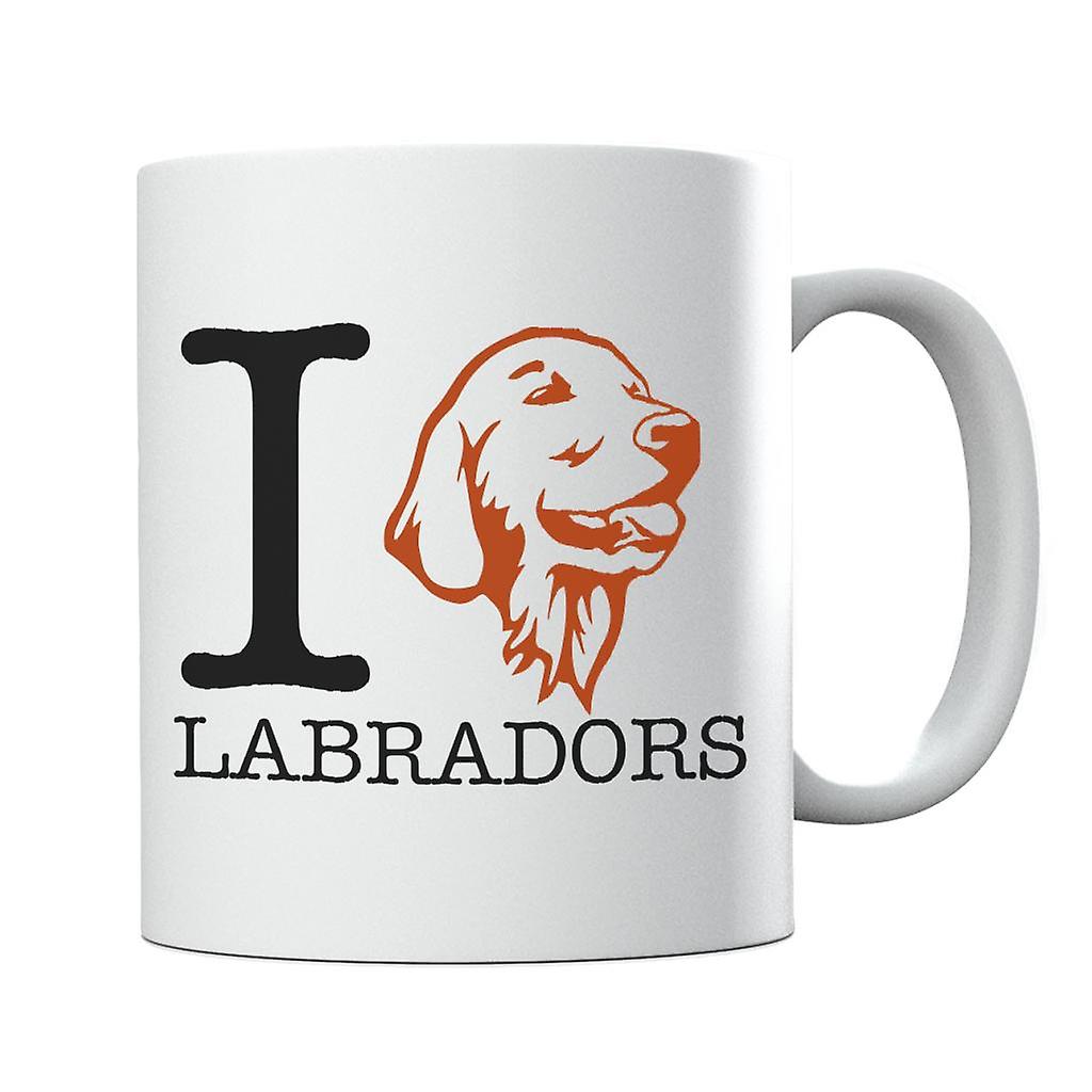 I Heart Labradors Mug