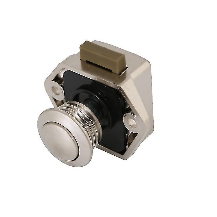 5pcs Push Button Latch Lock Door Catch Knob For Boat Door Camper Van Drawer Cupboard