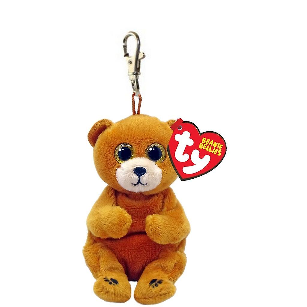TY Mütze Bauch Key Clip Duncan Bear 10cm