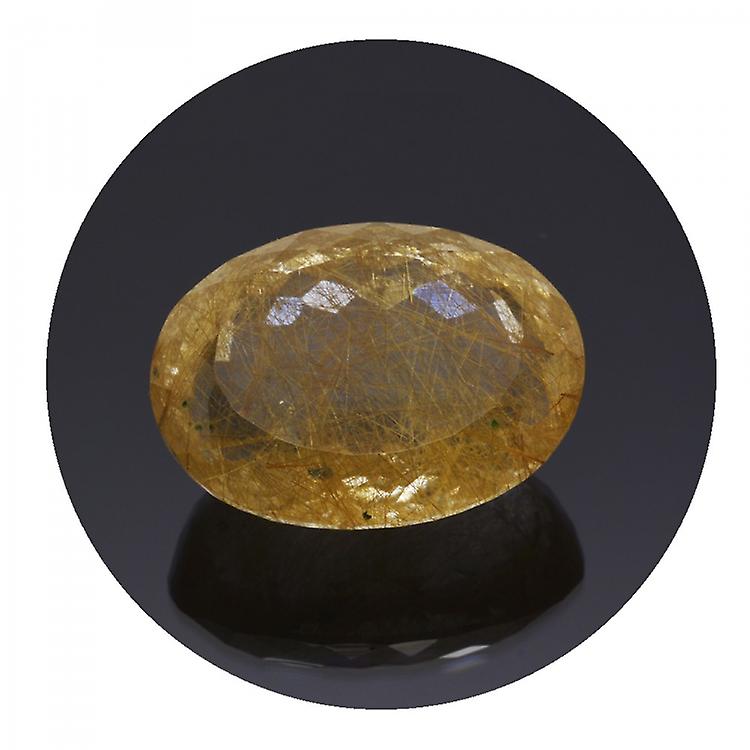 33,37 Ct. Rutile Quartz Oval Cut awo40