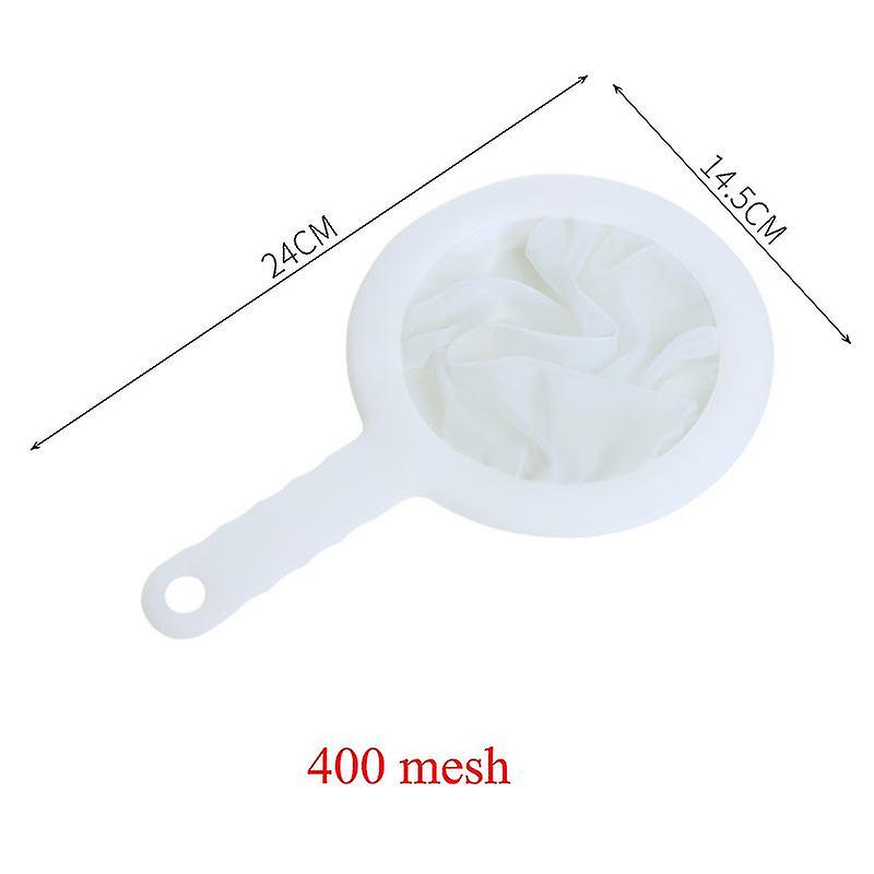 100/200/400 Mesh Reusable Nylon Ultra Fine Filter Mesh Strainer Spoon Sieve Soy Milk Juice Coffee Food Filter Kitchen Colander