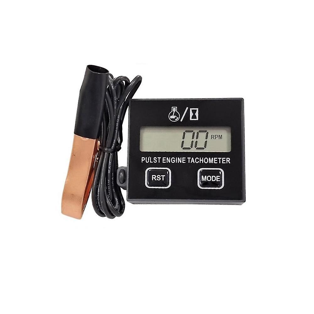 Digital Gasoline Engine Tachometer Resettable Inductive Contact Tachometer For Chain Saw Engine Law