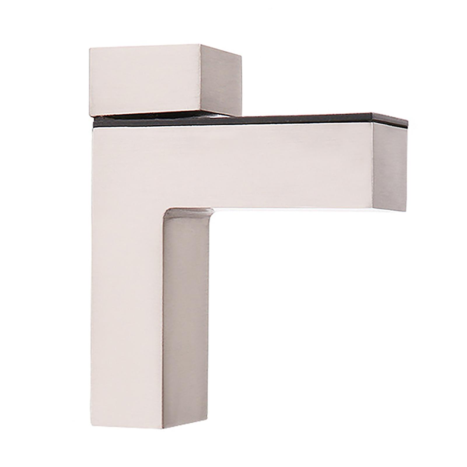 Glass Shelf Brackets Wall Mount Metal Adjustable L Shape Partition Bracket Clip Holder