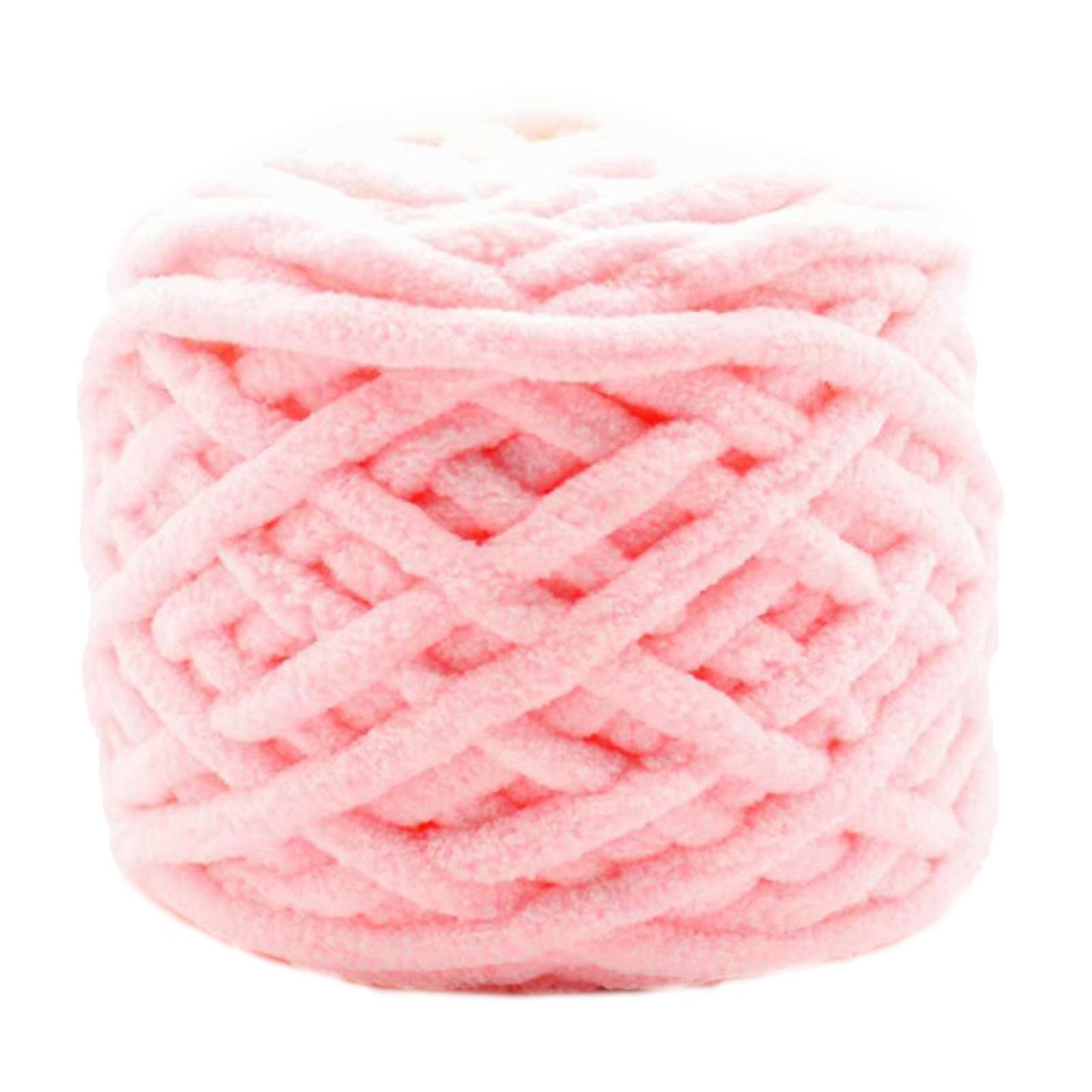 1 Roll 32m Yarn Soft Wide Usage Polyester Hand Woven Diy Craft Crochet Yarn For Patchwork