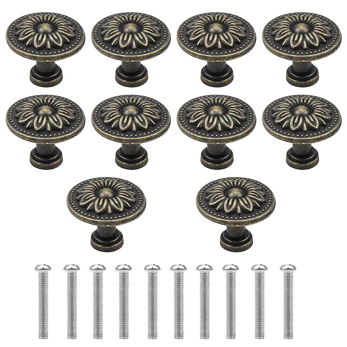10pcs Vintage Drawer Cabinet Pull Knobs Vintage Cabinet Knobs