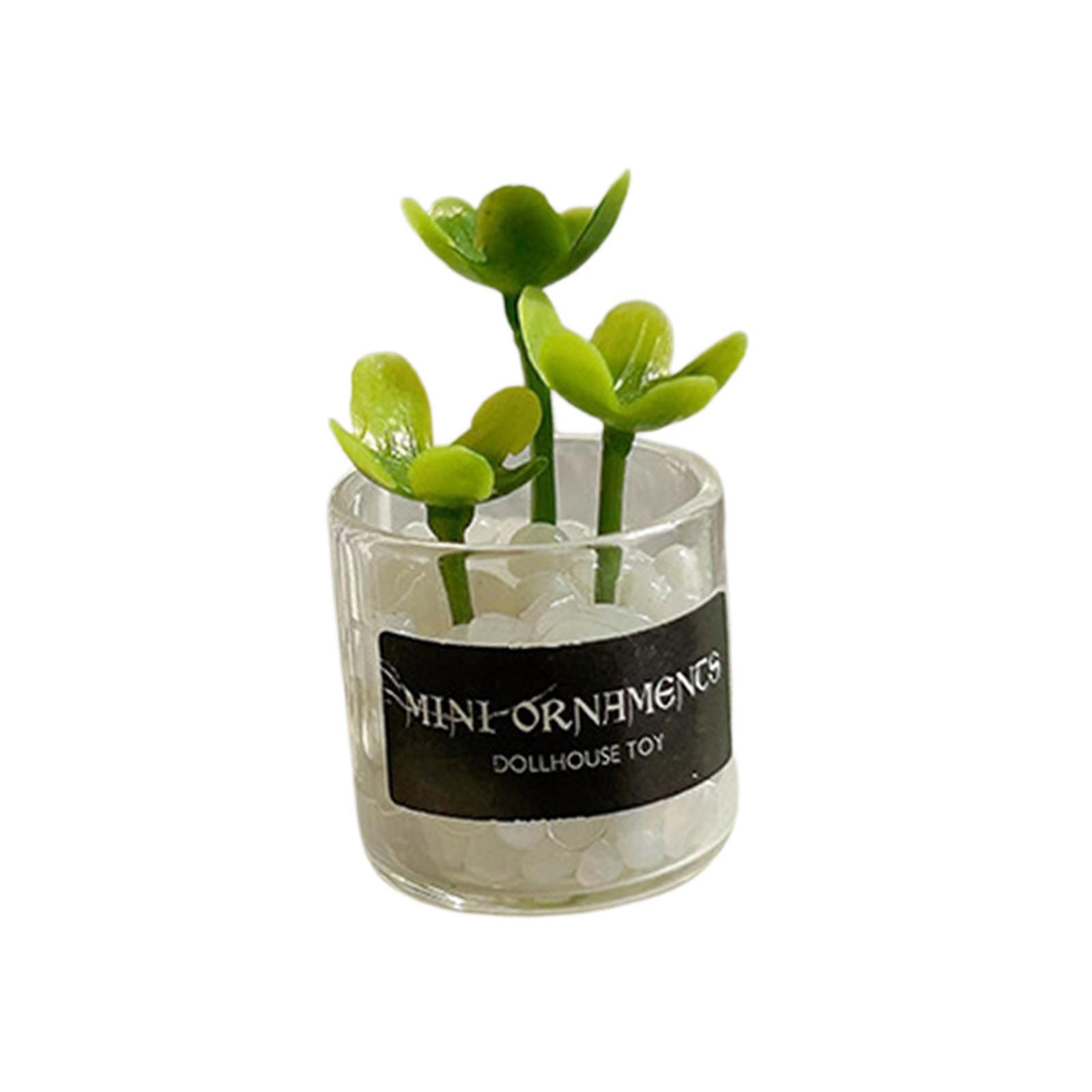 Mini Toys for Dollhouse Static Scenery Model Modeling Mini Artificial Plants style C