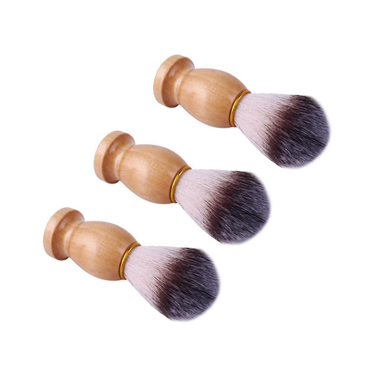 3pcs weiche Borstenbürste Männer Bürste Männer Gesichtsrasur Bürste