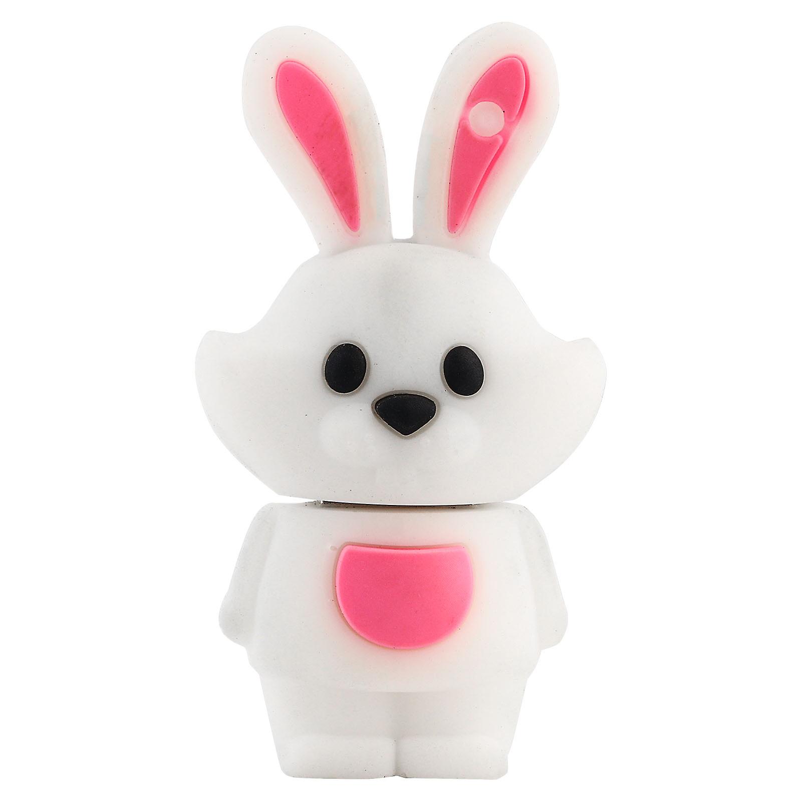 Cartoon USB Flash Drive 2.0 Pendrive Rabbit Doll Portable Memory Stick U Disk Accessory