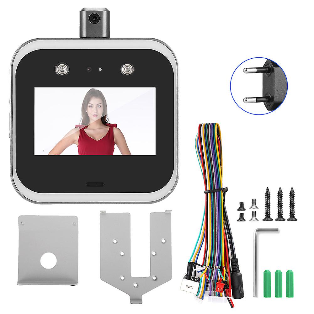 5in Face Recognition Camera TCP/IP Wifi Time Attendance Clock Access Control Body Temperature Detector 100-240V