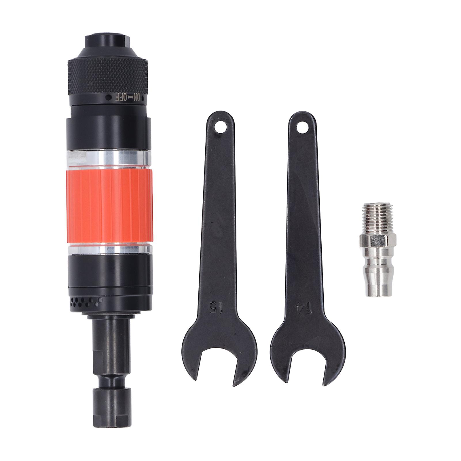 1/4in Air Die Grinder Straight Handle Grinding Trimming Engraving Machine Speed Control Switch