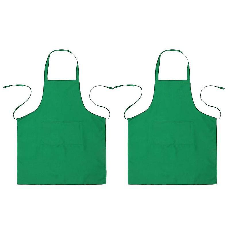 2pcs Waterproof Bib Apron