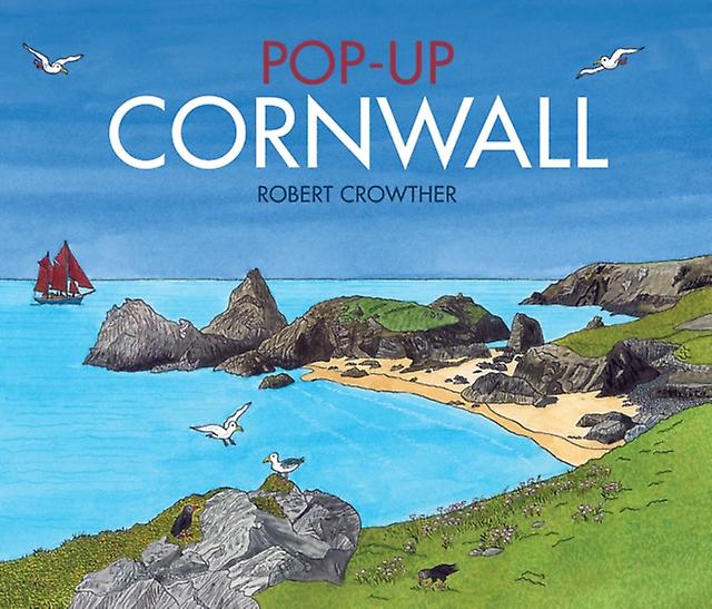 Robert Crowther'ın Pop Up Cornwall adlı kitabının ciltsiz kitabı