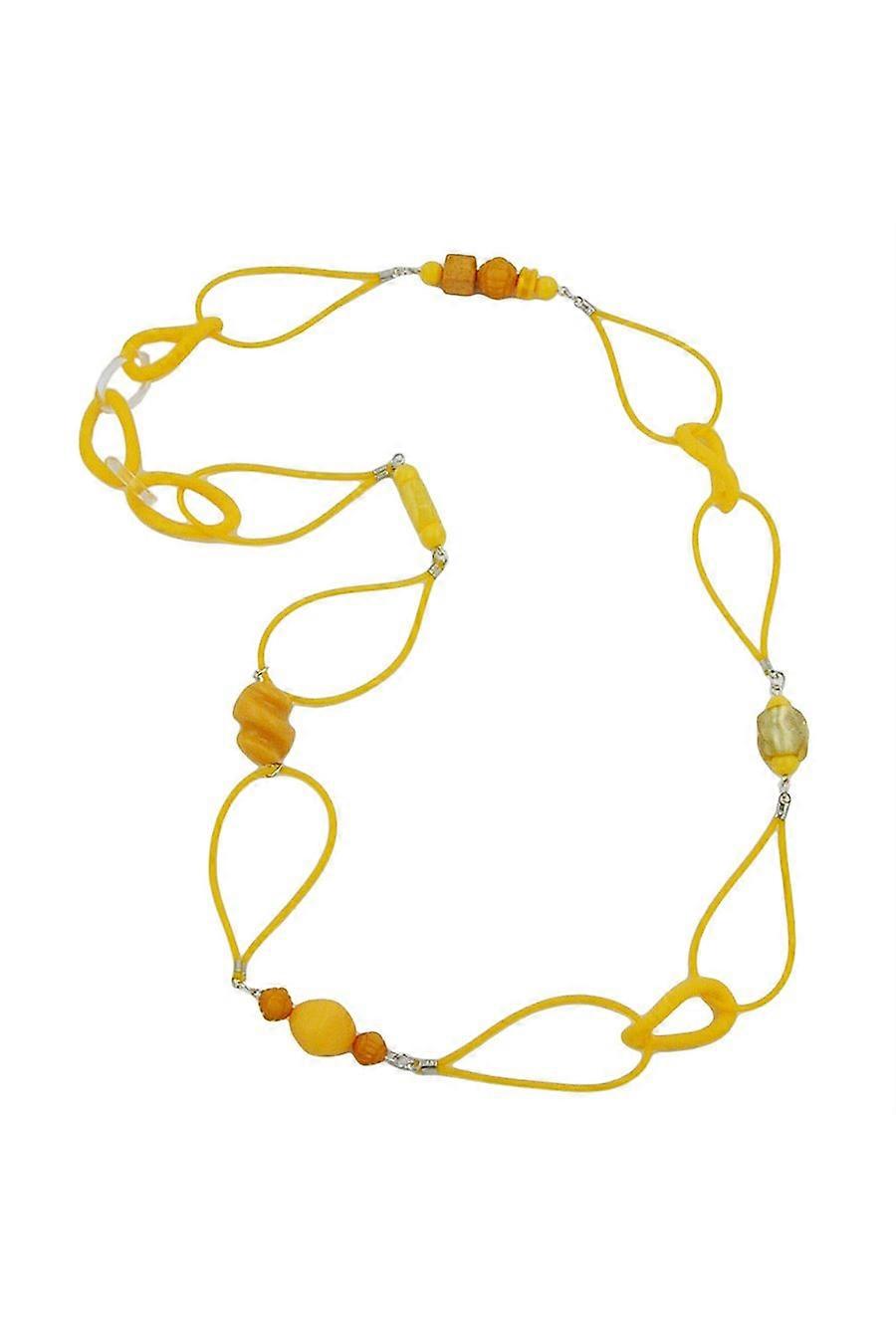 Necklace Curb Chain With Rubber 95cm - Gl02486