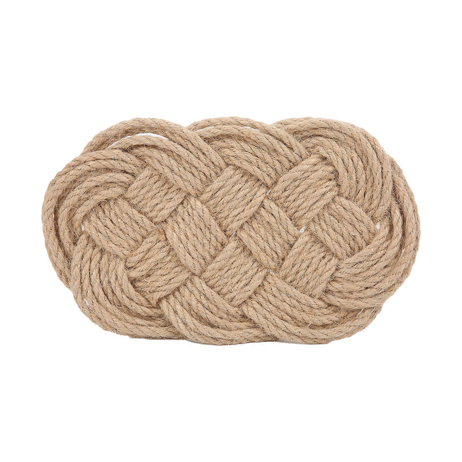 Braided Cup Coasters Absorbent Woven Cotton Drink Coasters for Kitchen Table Use