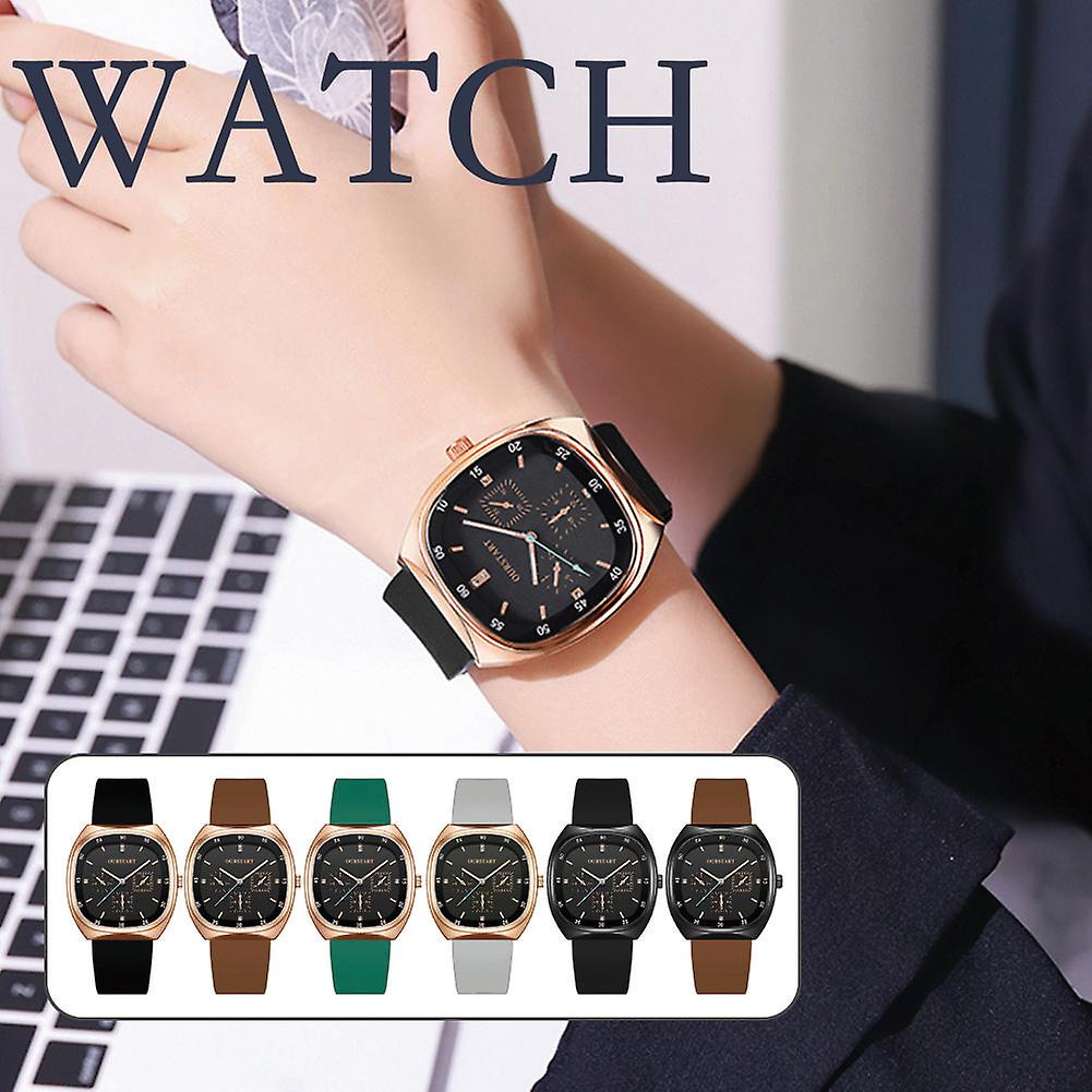 ユニセックスカジュアルウォッチシリコンバンドファッションウォッチ