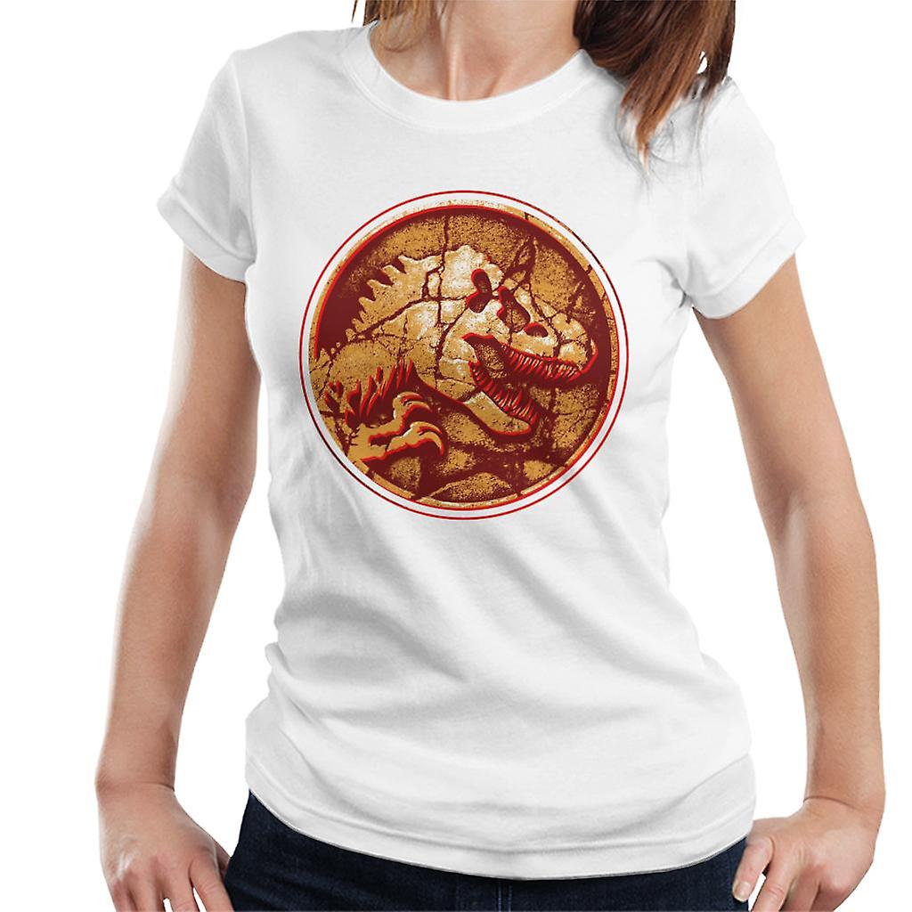 Jurassic Park Fossilised T Rex Icon Women's T-Shirt