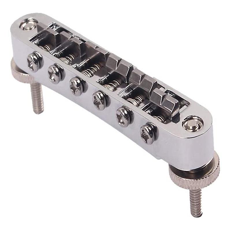 LP Bridge Tune O Bridge Adjustable Chrome Plated Guitar Bridge for Guitars Musical Replacement Acce
