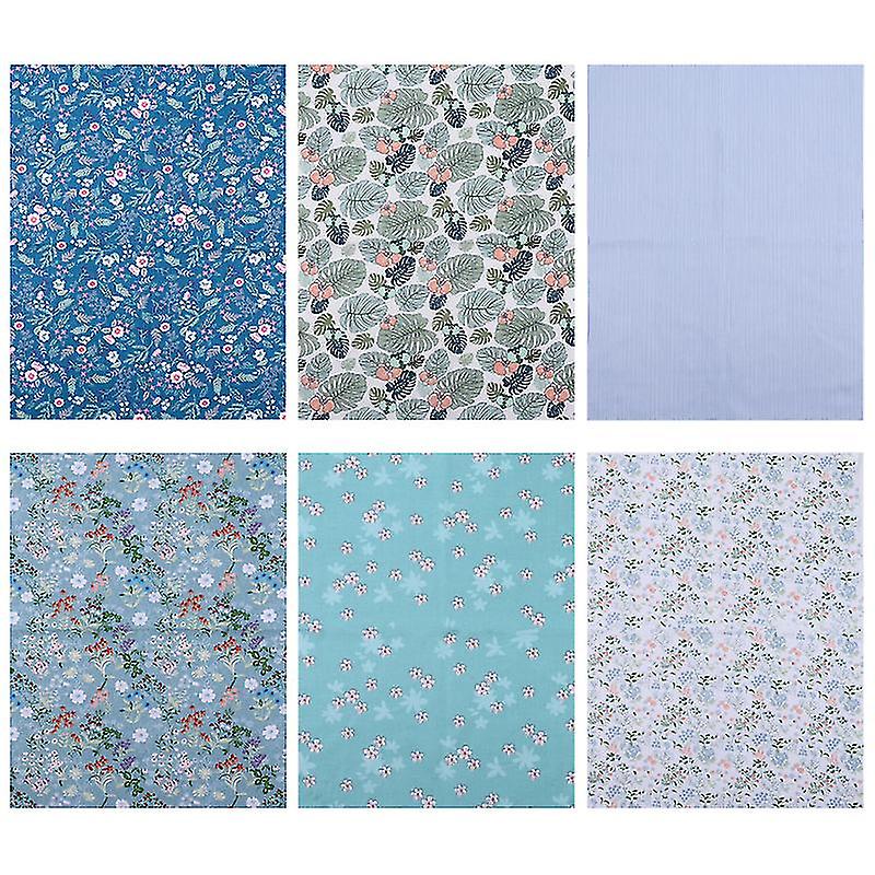 6pcs Cotton Fabric
