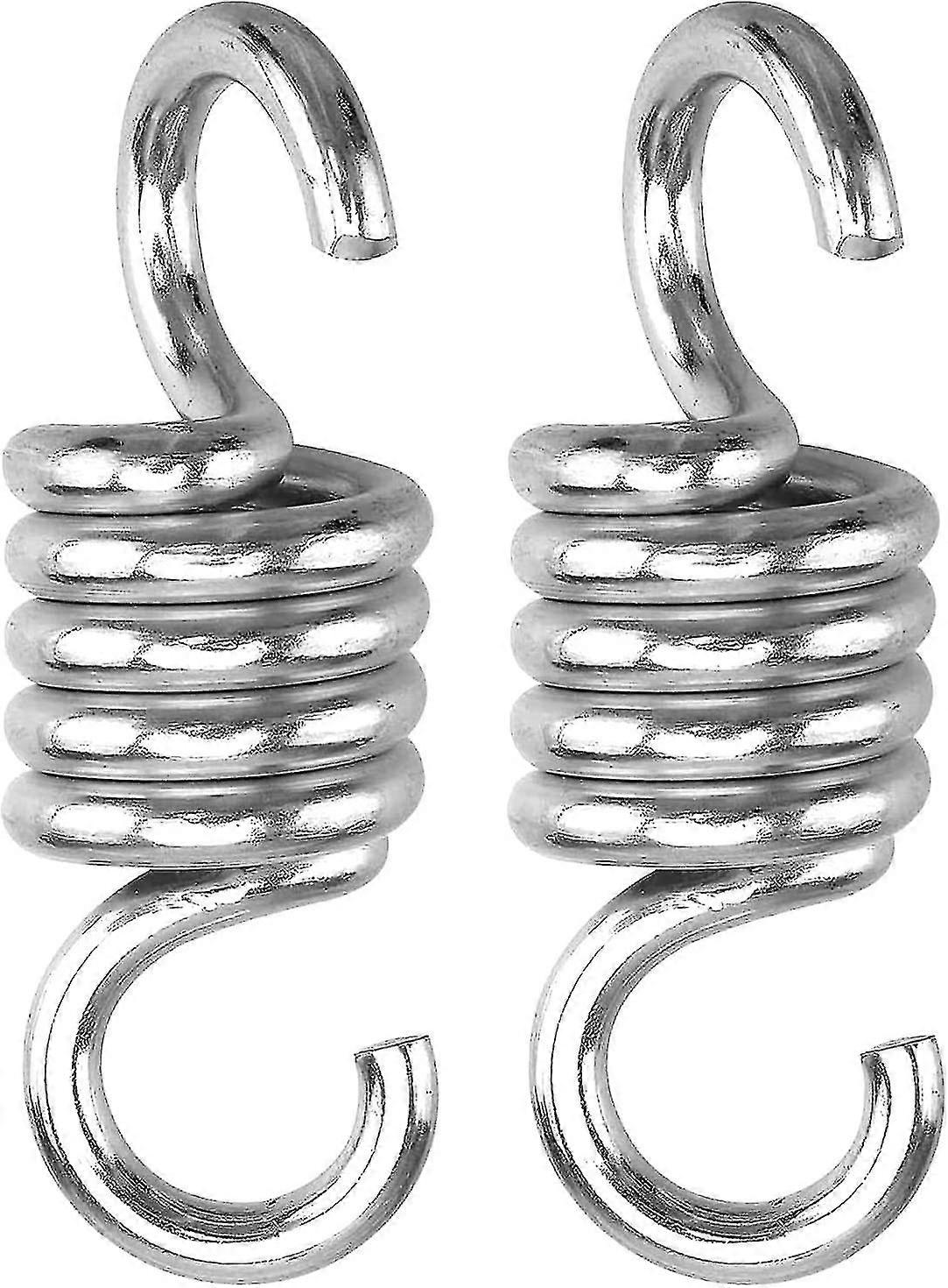2 Pieces Spring Hammock Spring, Hanging Chair Spring Hammock, Rocking Chair Spring(silver)