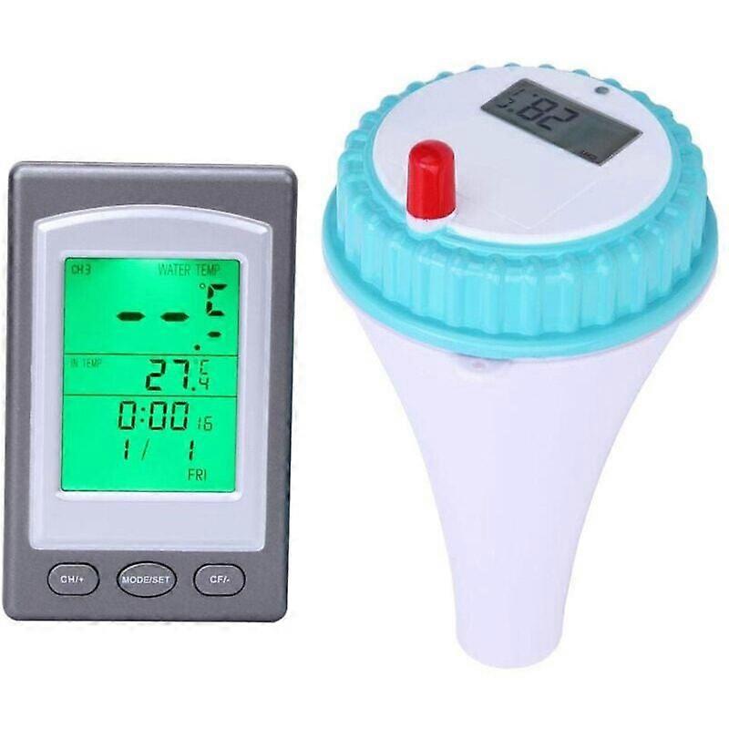 ZVD Wireless Floating Thermometer Waterproof Pool Thermometer Digital Remote Control