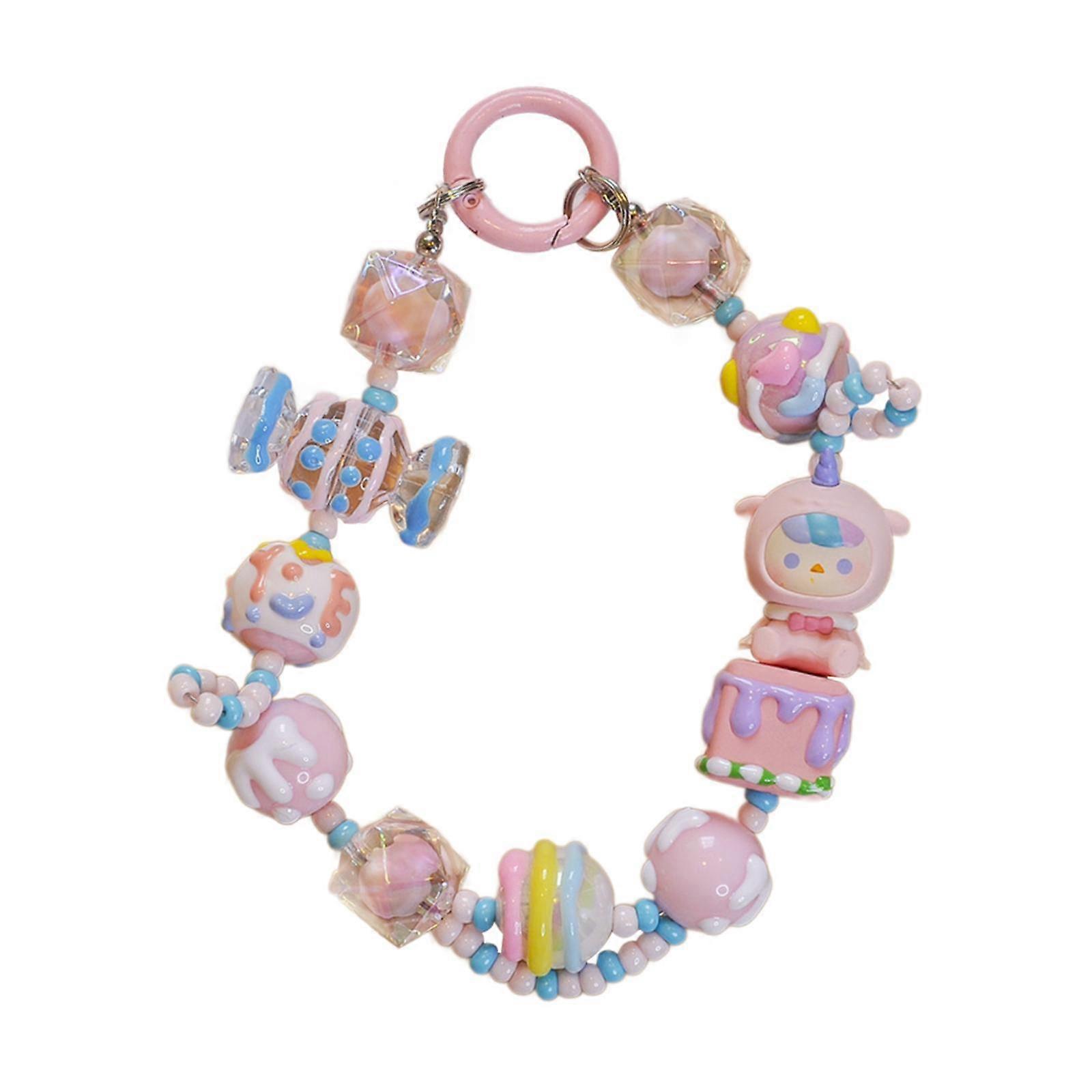 Tasche Anhänger Puppe Zubehör Handy Charm mit Perlen für Kinder Erwachsene Kinder Style A