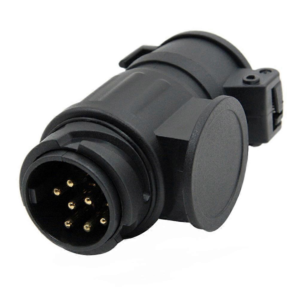Trailer Adapter Plug 13-Pin to 7-Pin Towing Trailer Adapter Connector Trailer Adapter for Trailer RV Boat Car EU Plug