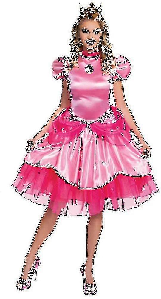 Women's Princess Peach Deluxe () Costume