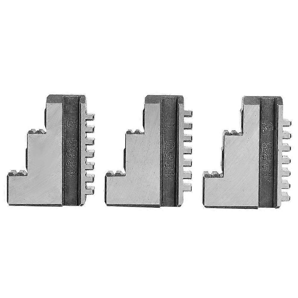 3 Pcs K11-125 Externe Backe 5in Chuck 20CrMnTi Hohe Festigkeit Lange Lebensdauer Chuck Backe