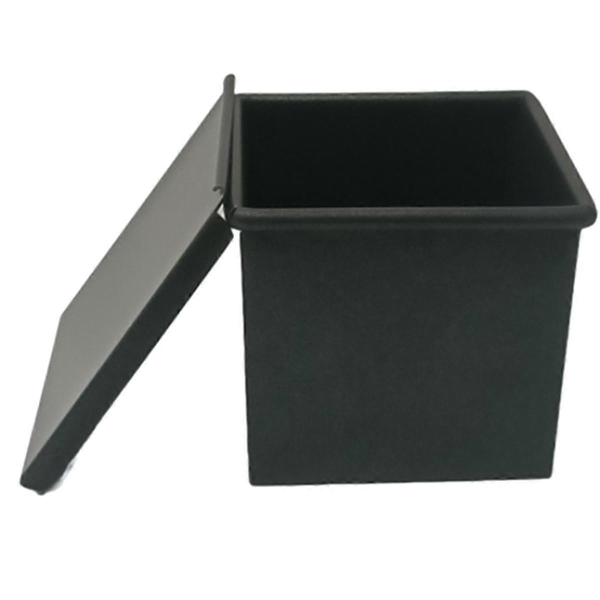 Teglia Piatta Toast Box Antiaderente Pane Toast Stampo con Coperchio Coperchio Teglie in acciaio inox per kit