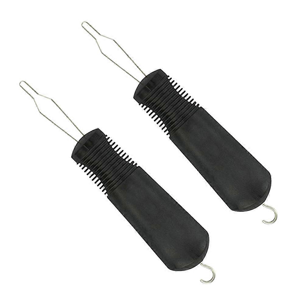 2pcs Button Hook Universal Wire Loop Zipper Pull Assistant Dressing Aids Tool