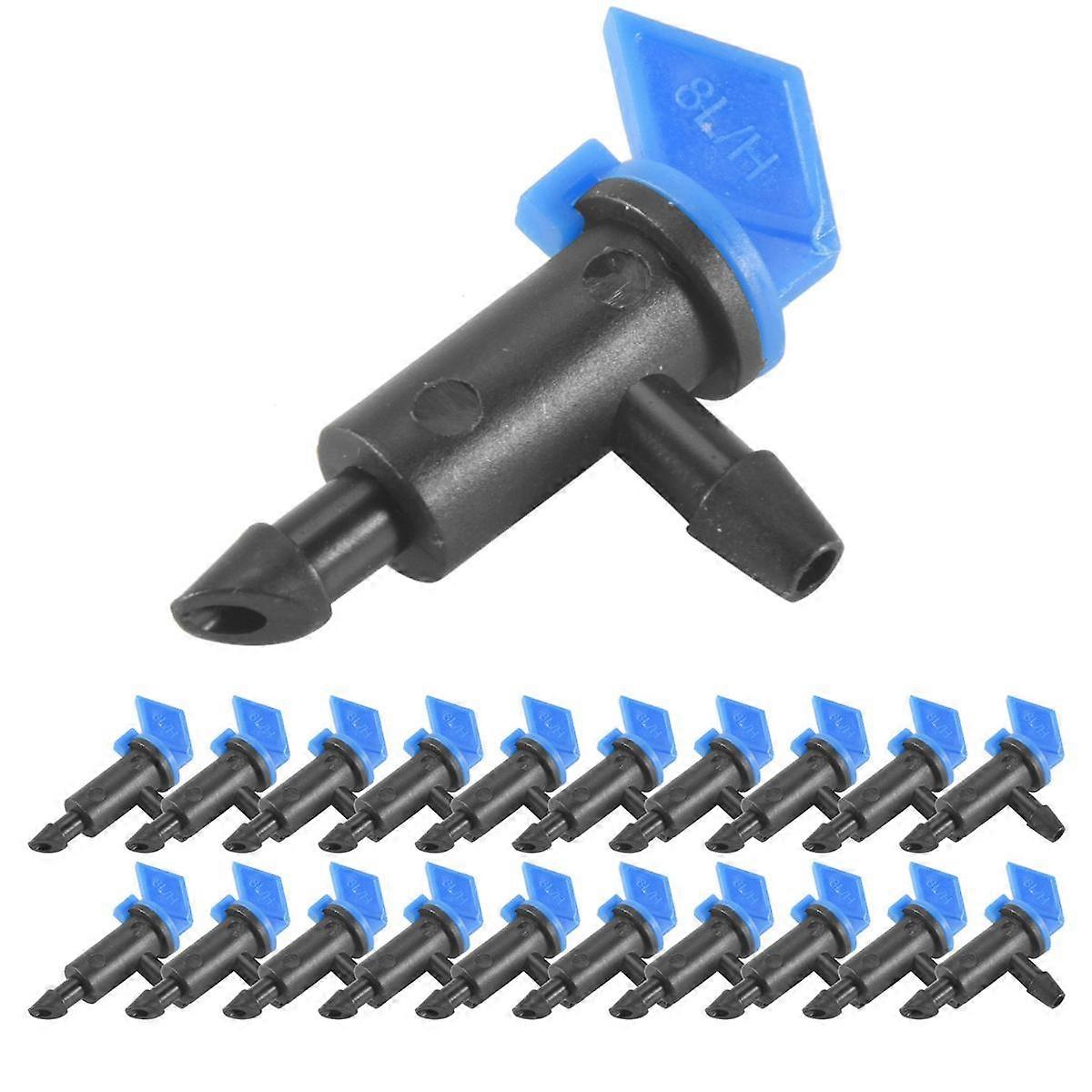 60 Pieces Irrigation Drip Emitter Garden Flag Irrigation Dripper