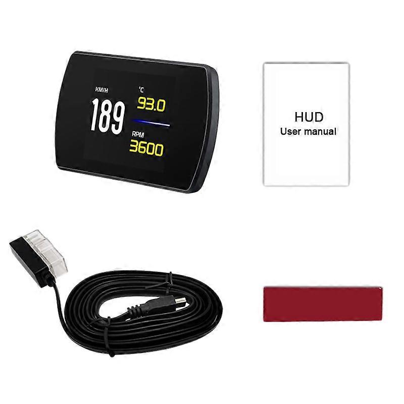 4.3 Inch HD TFT Digital Speed Projector P12 Car OBD2 Up Display Digital Speedometer Voltage Fuel Co