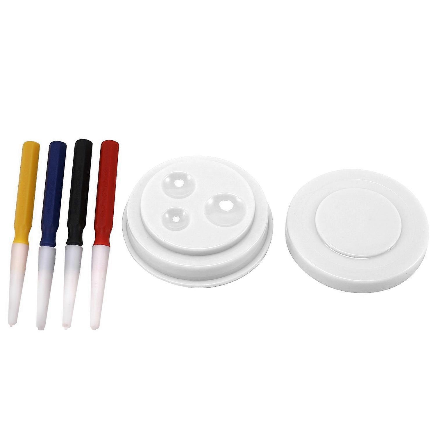 Latest Watch Repair Tool Watch Drop Oiler Set Watch Oil Dish With 4 Pieces Oil-Pin For Watchmaker R