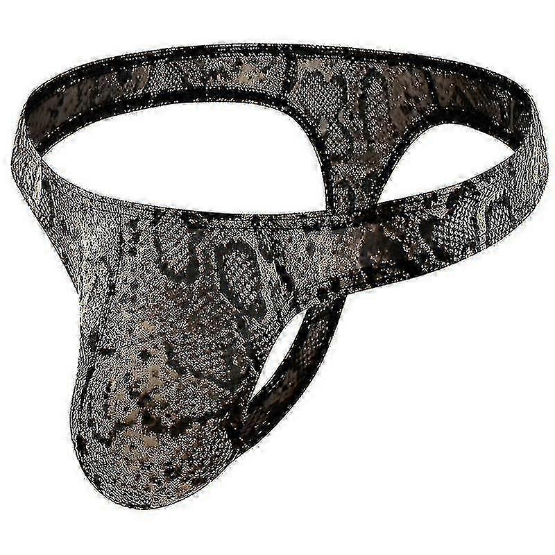 Heren Leopard Print String G-string Ondergoed