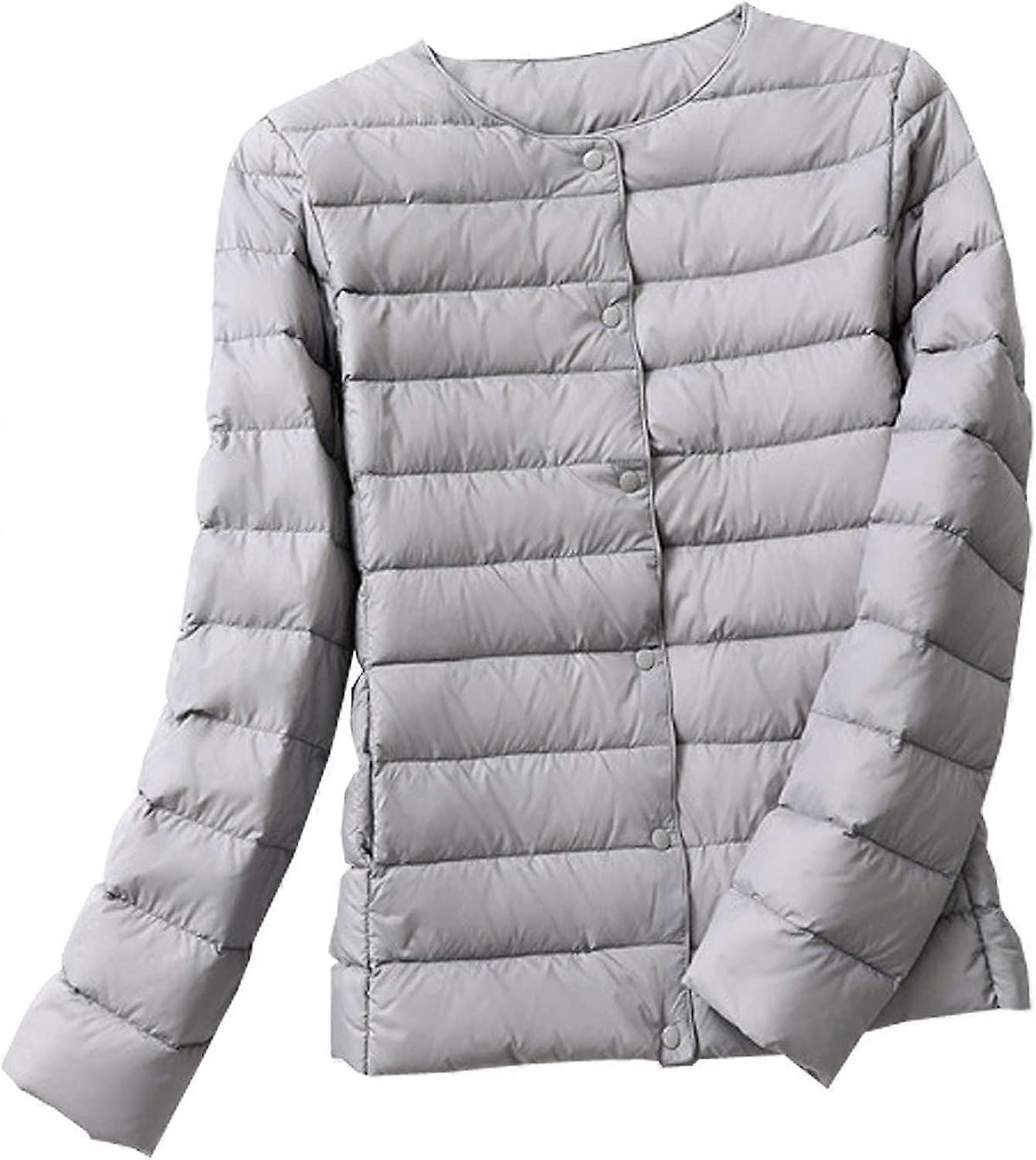 Mulheres leves Puffer Jaquetas Outono Inverno Short Down Casacos Quentes Finos Casaco Acolchoado Sólido Packable