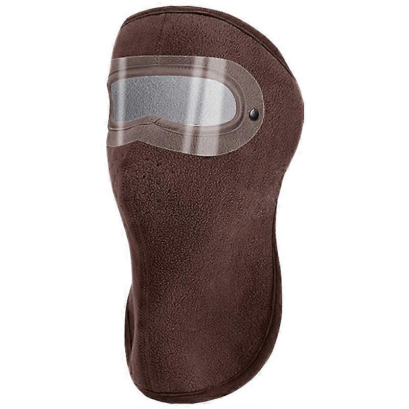 Fleece Full Face Mask with Eye Shield Cold Weather Ski Mask Cap Windproof Thermal Winter Gear for Outdoor New