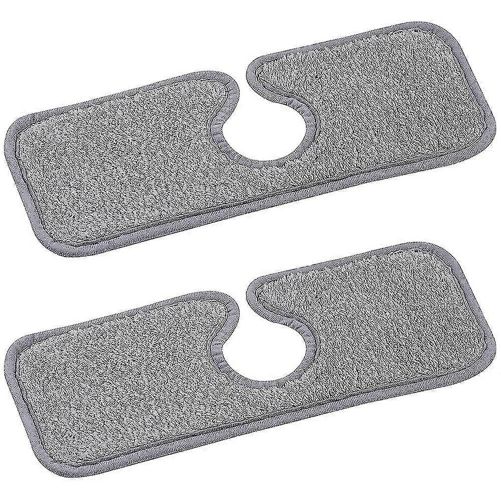 2-piece Faucet Absorbent Pad Sink Splash Plate Suitable Compatible With Faucets