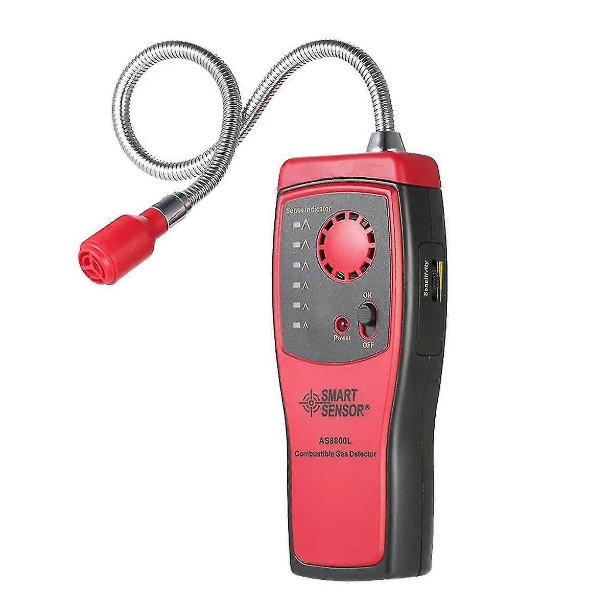 AS8800L Détecteur de Gaz Protable Mini Emplacement de Fuite de Gaz Combustible Déterminer le Testeur avec Alarme Son et Lumière