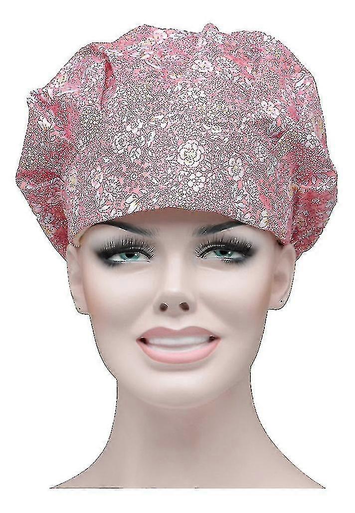 Flo Print Adjustable Strap Nurse Cap (1pcs)