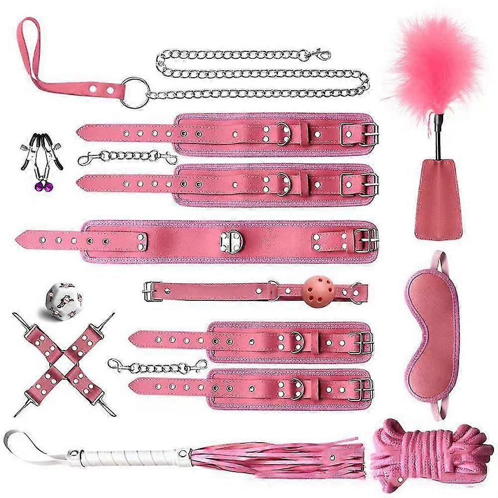 Soft Wrist-ankle Straps Combo Adjustable Leather Straps System