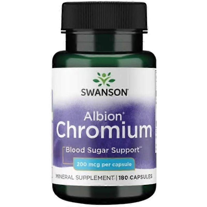 Swanson Albion Chelated Chromium 200mcg Capsules 180