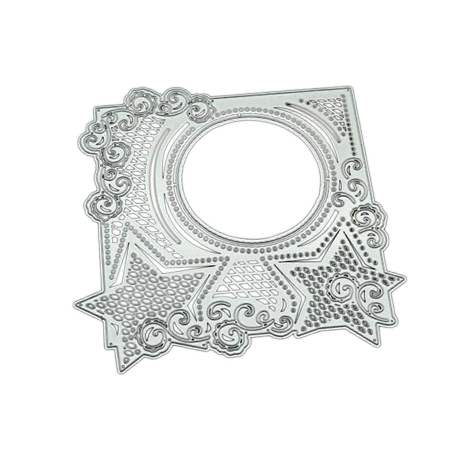 DC-2129 Cutting Die Reusable Embossing Carbon Steel Square Star Cutting Dies for Anniversary
