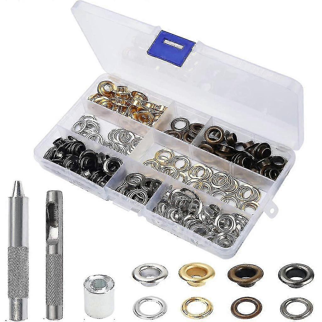 Grommet Tool Kit Copper With Box Tarpaulin Eyelet Tool Hole Punch Eyelets