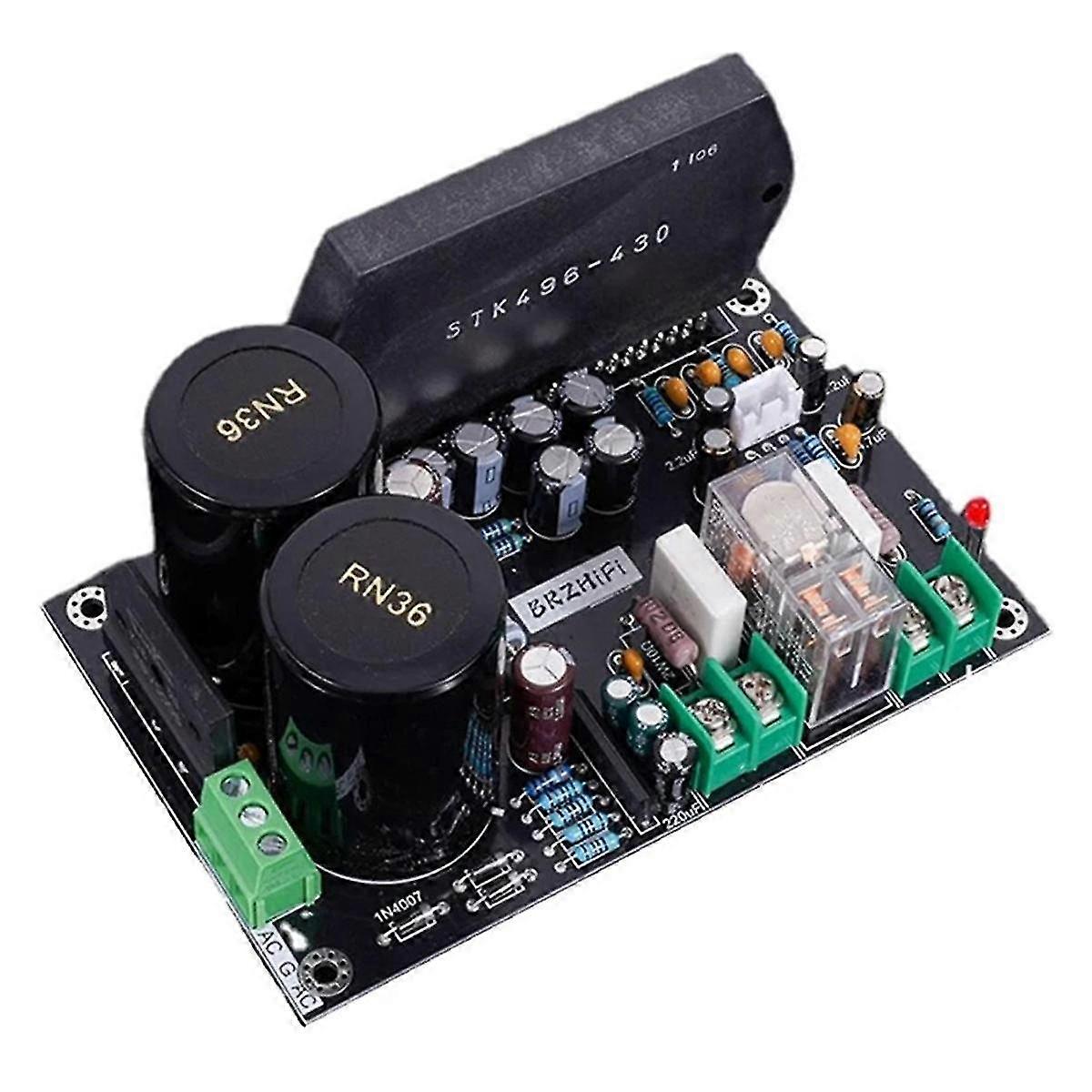 Hifi παχιά ταινία Stk496-430 300w ψηφιακή πλακέτα ενισχυτή δύναμης 150wx2 στερεοφωνικός ενισχυτής ήχου Moudle εναλλασσόμενο ρεύμα 35v