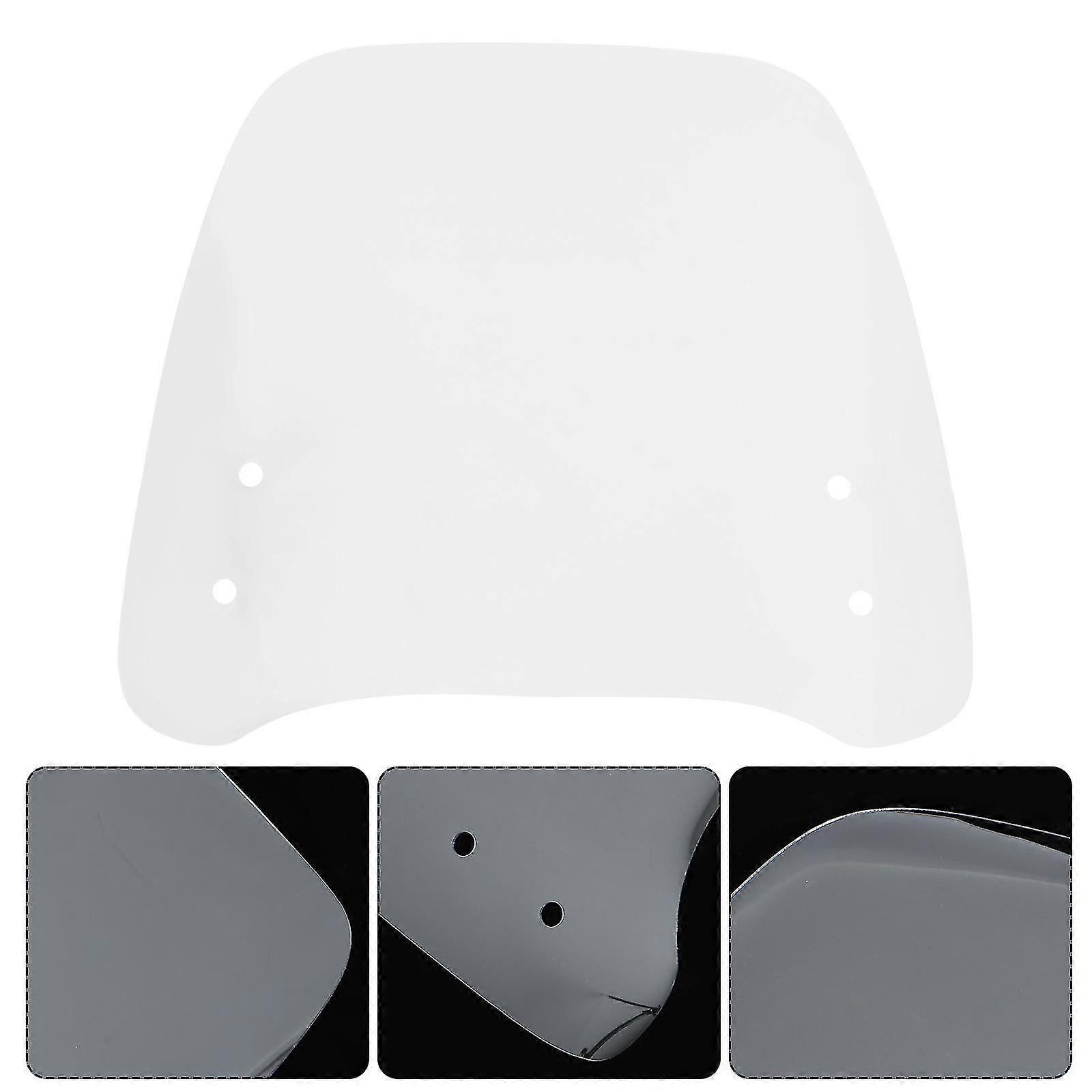 Exquisite Motorcycle Windshield Screen Scooter Pc Windscreen Motorcycle Car Windshield Battery Battery Modified Windshield Protection Car