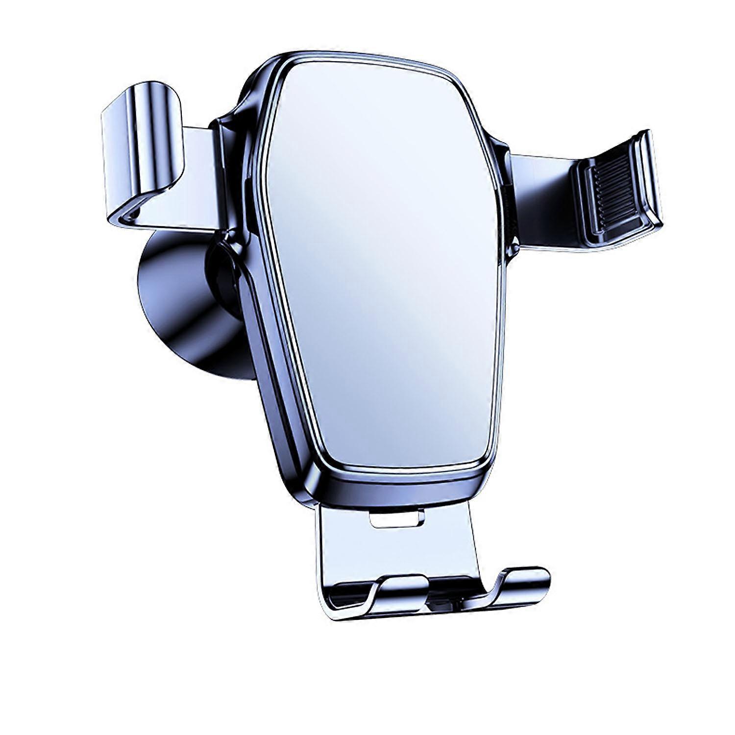 1 piece silver self-locking car phone holder