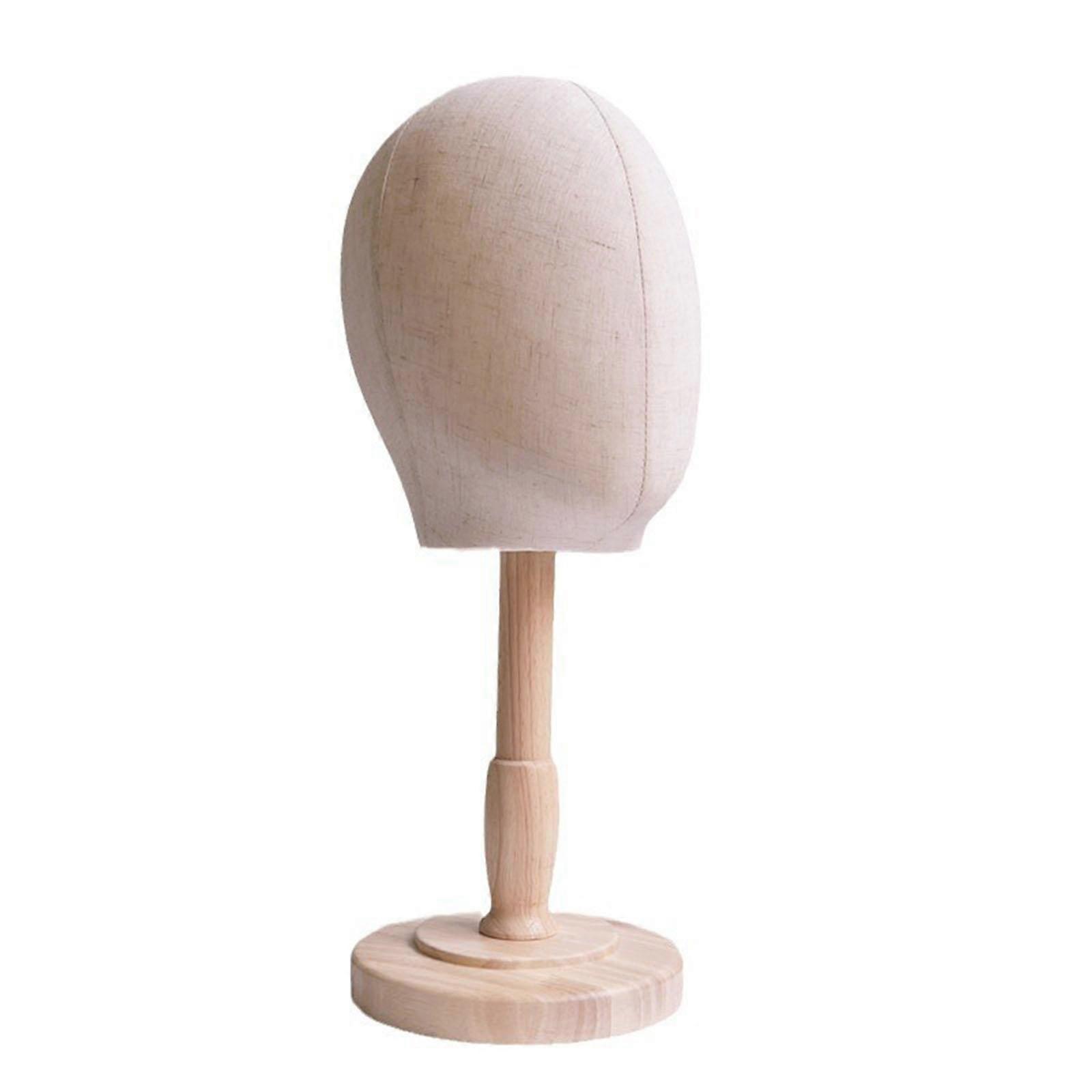 Manikin Head Hats Wig Display Stand for Home Salon and Travel Styling Drying