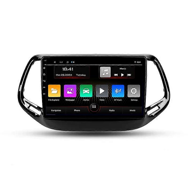 Car Radio For Jeep Compass 2 MP 2016 - 2018 Multimedia Video WIFI Navigation GPS